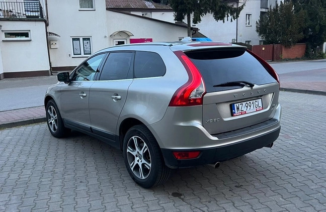 Volvo XC 60 cena 61000 przebieg: 160000, rok produkcji 2012 z Łomianki małe 121